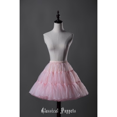 Classical Puppets A-Line Petticoat I(In Stock/Black Only)